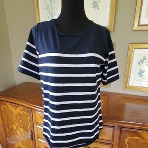 CHARTER CLUB Blue Stripped Shirt SPECIAL PRICE